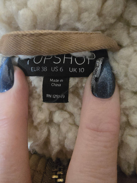 Ladies topshop coat - 10