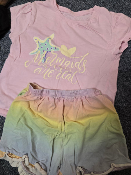 Girls shorts/T set - 6/7