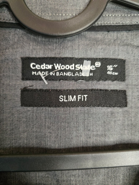 Mens shirt | cedar wood state | 16.5 inch