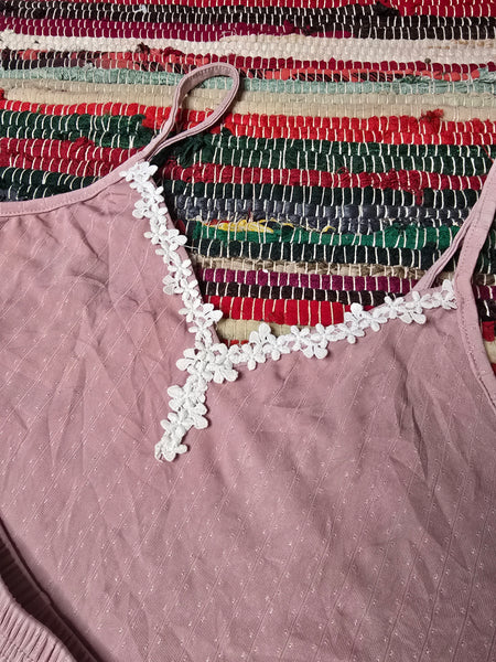 Ladies vest, shorts pjs - M