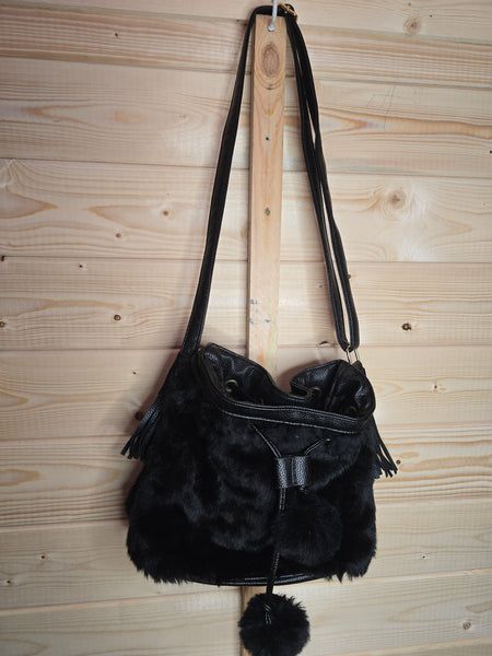 Ladies fluffy handbag