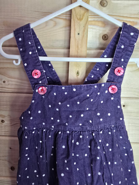 Girls corduroy dress 6/12 month's