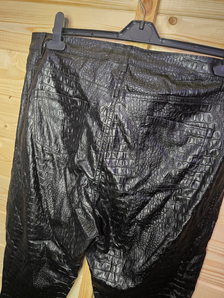 Ladies missguided wet look leggings - 18